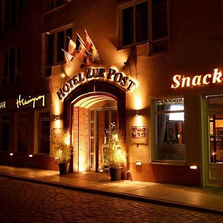 Altstadt Hotel Zur Post Stralsund Exterior photo